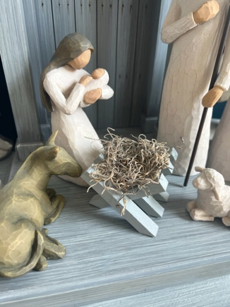Willow Tree Nativity Manger Cradle Etsy