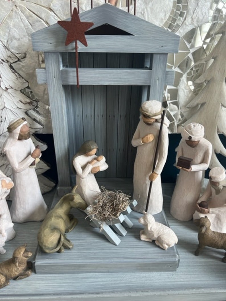 Willow Tree Nativity Manger Cradle Etsy