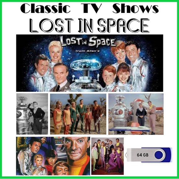 Classic Television Show Lost Space 82 Shows on a Etsy