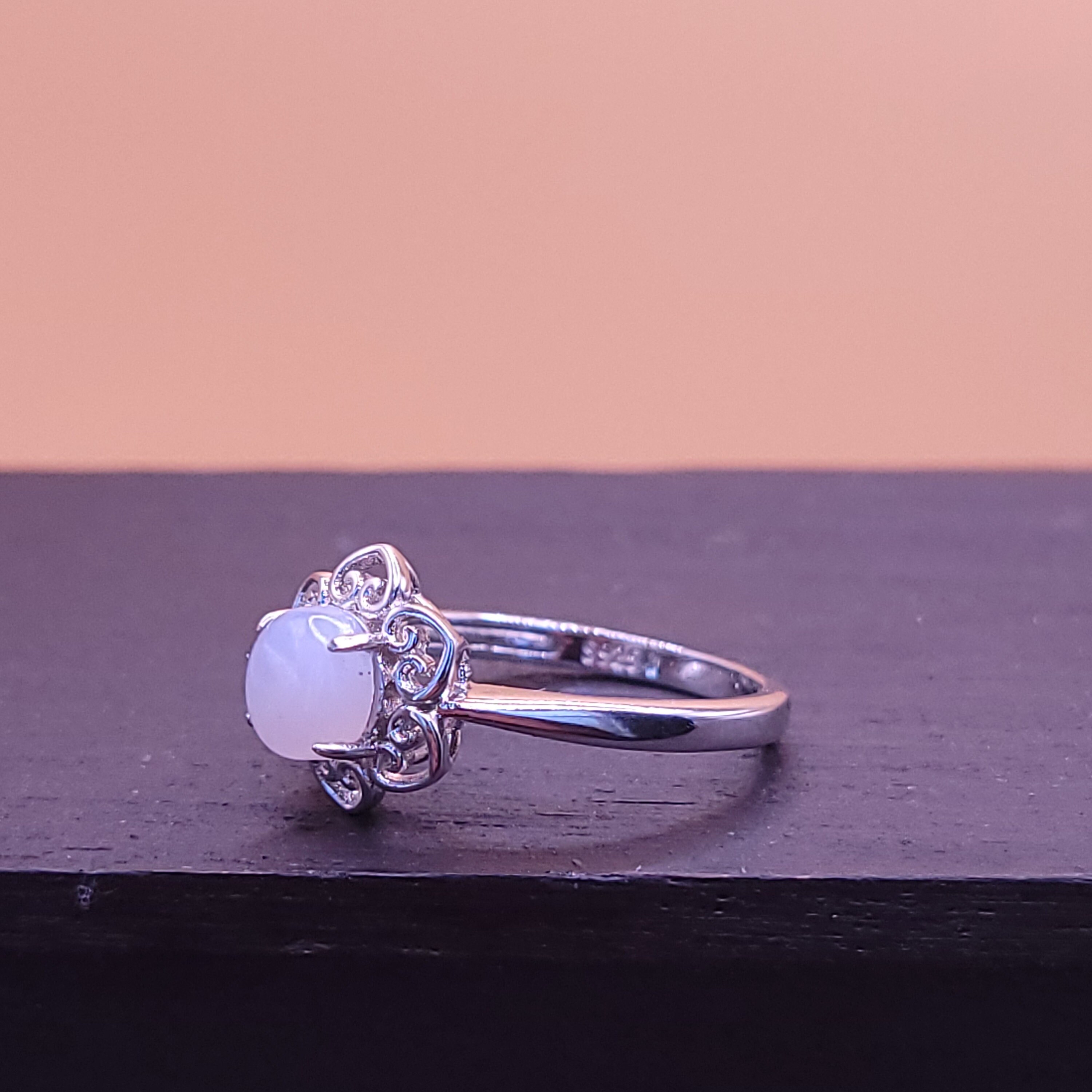 Ellensburg Blue Ring Size 6 Sterling Silver Ring 925 Etsy