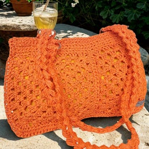 Handmade Natural Raffia Bag – Boho Chic Style, Crochet, Italian Craftsmanship