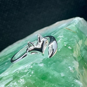 Justerbar rävring i sterlingsilver