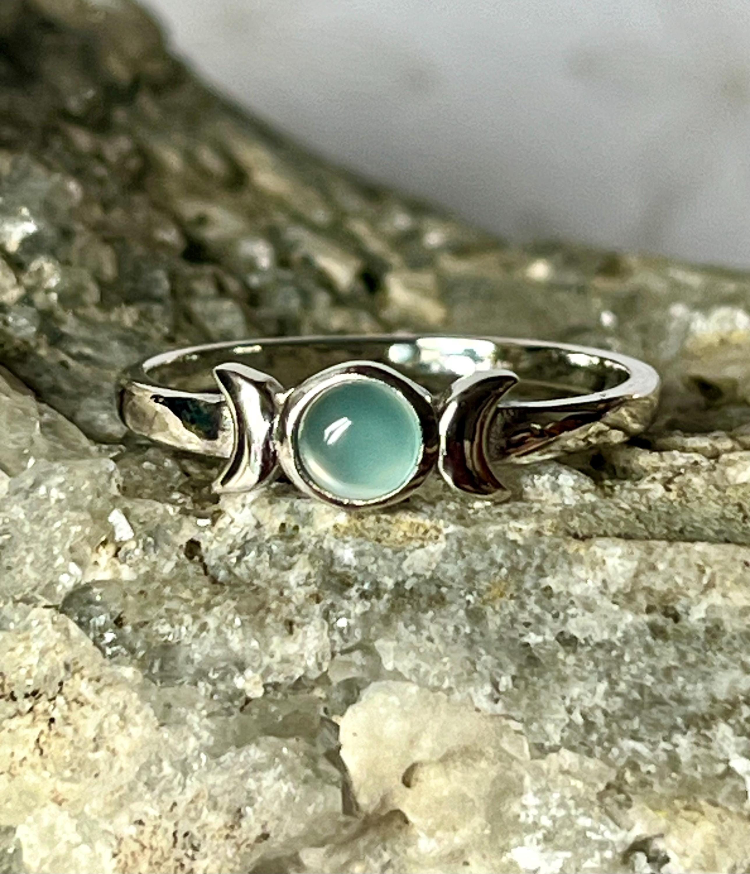 Triple Moon Ring - Etsy
