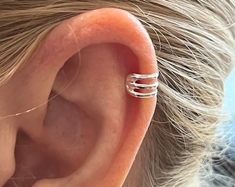 Sterling Silver Layered ear cuffs