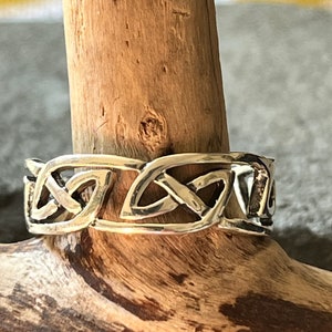 Sterling Silver Celtic Weave Band