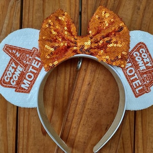 Cars Cozy cone motel Mickey mouse Minnie mouse ears