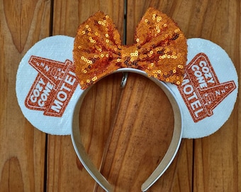 Cars Cozy cone motel Mickey mouse Minnie mouse ears