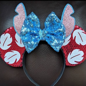 Lilo and stitch Mickey mouse Minnie mouse ears