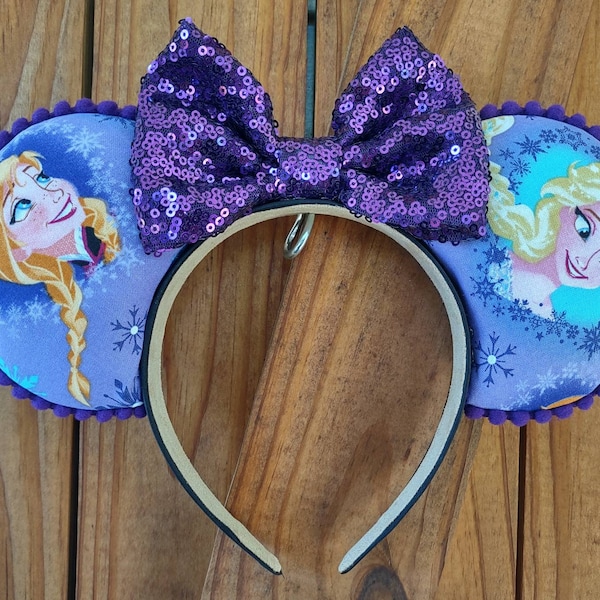 Disney frozen Elsa and Anna Mickey mouse Minnie mouse ears