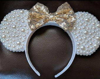 Pearl Mickey mouse Minnie mouse ears