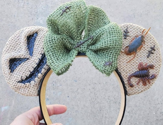 Disney Brown and Green Mickey Mouse Headband Shop Mickey Ears Headband - Mouse Ears at Little Ears Boutique main image 4