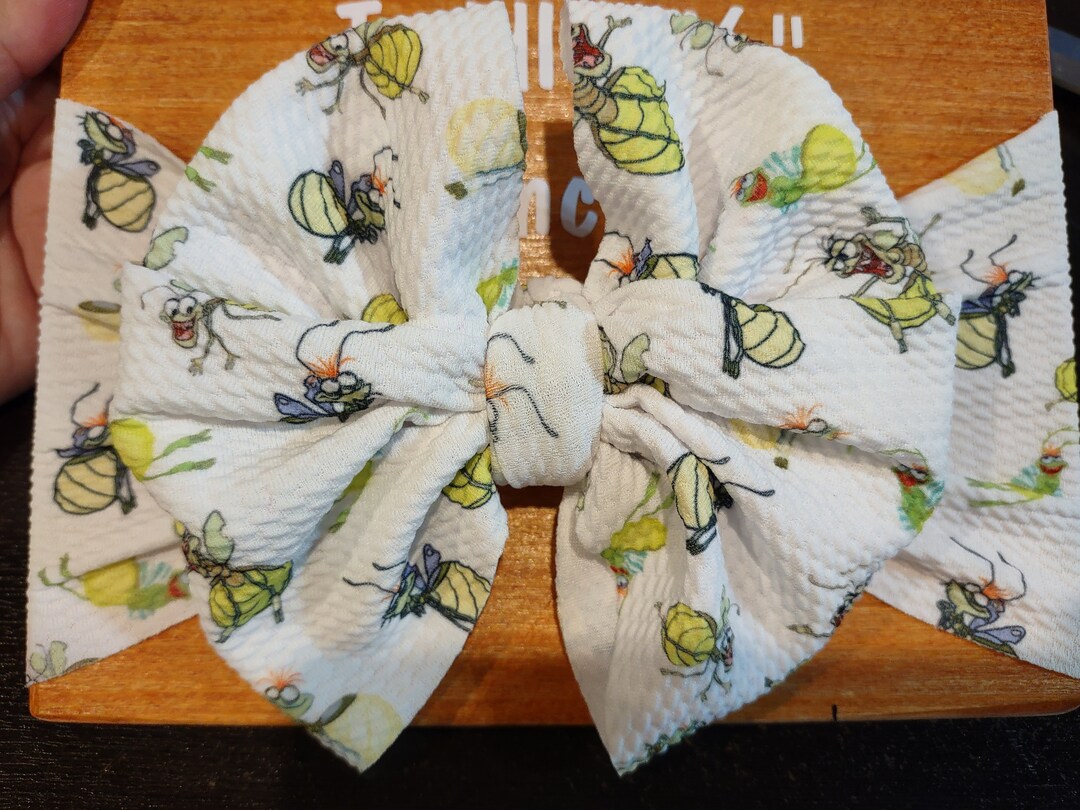 Princess and the Frog Raymond Lighting Bug/ Firefly Messy Bow - Etsy