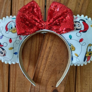 Mickey and Friends Christmas lights Minnie mouse Mickey mouse ears