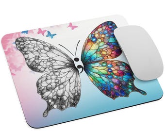 Butterfly Mouse Pad - Mental Health Awareness