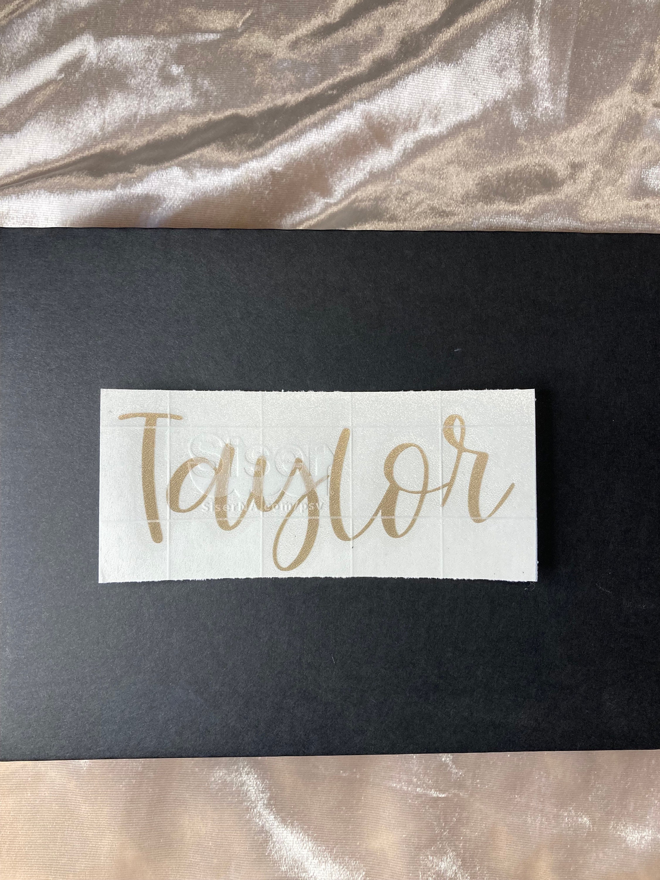 Sticker Cursive Name Cursive Name Decal Sticker, DIY Bridesmaid Box, Wedding Party Gift - Etsy
