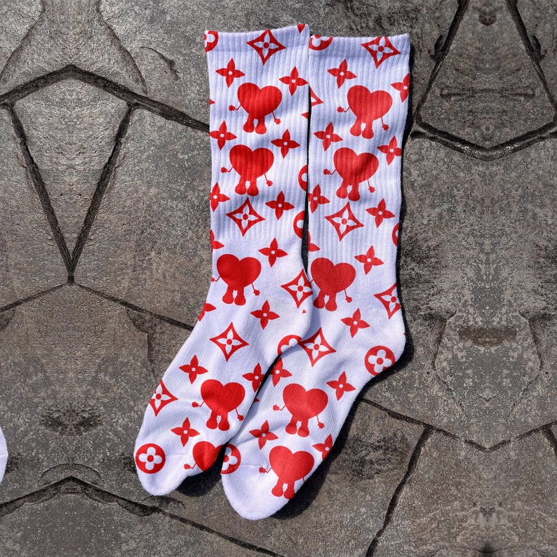 Bad Bunny Un Verano Sin Ti Stylish Socks Bad Bunny Long Heart Etsy