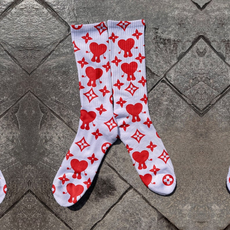 Bad Bunny Un Verano Sin Ti Stylish Socks Bad Bunny Long Heart Etsy