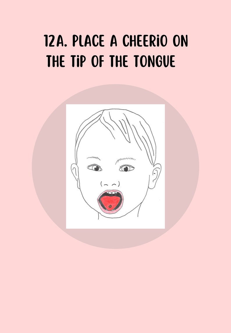 Oral Motor Exercises Including Checklist Etsy