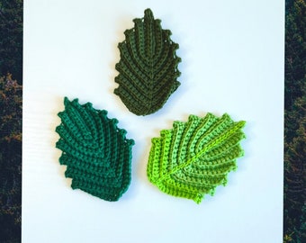 Crochet Fall Leaf Written PDF Pattern
