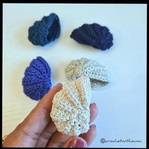 Crochet Ammonite Sea Shell Written PDF Pattern