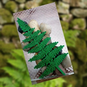 Crochet Fern Leaf Written PDF Pattern