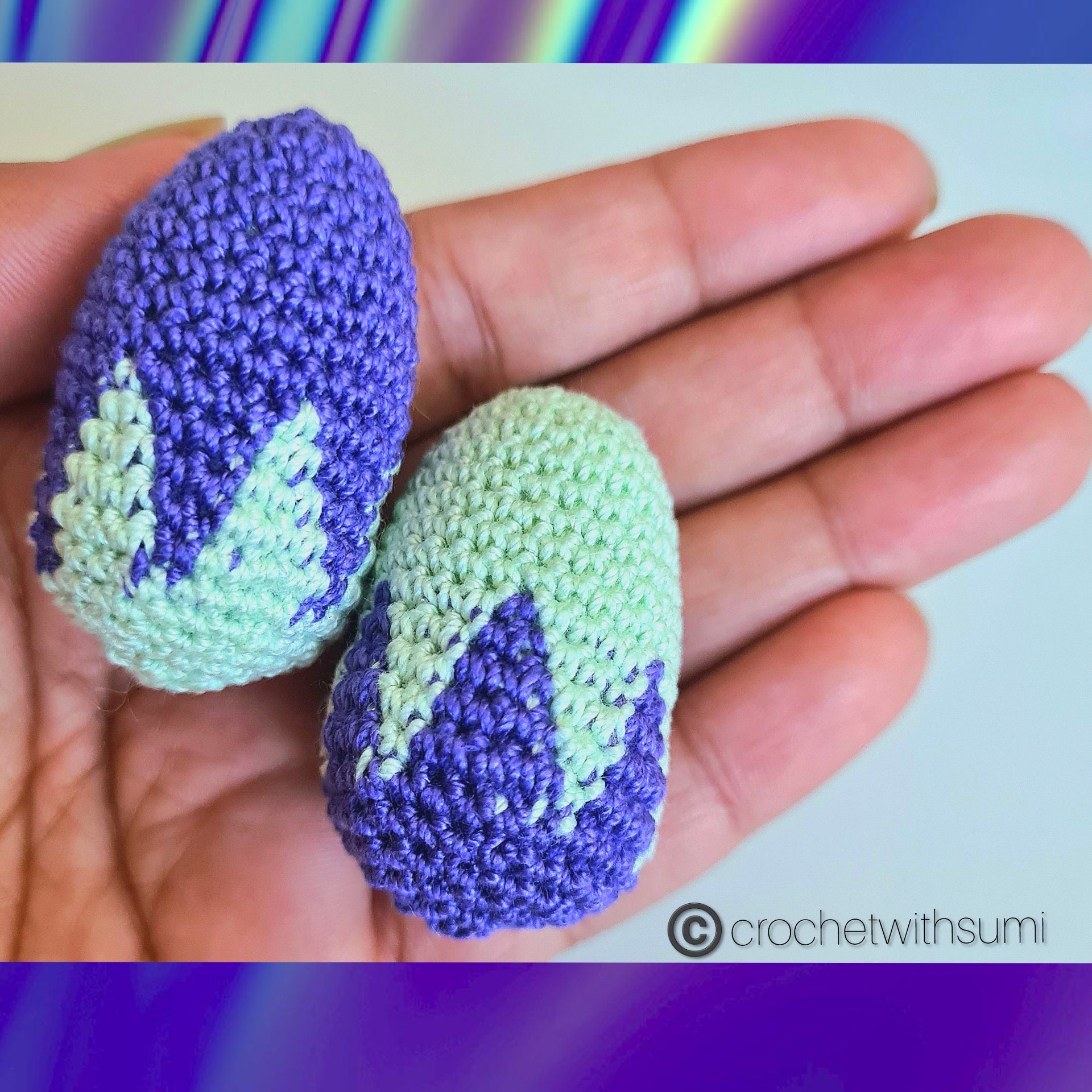 Crochet Easter Egg Written PDF Pattern - Etsy