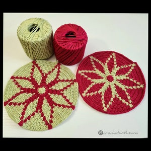 Crochet Placemat Written PDF Pattern