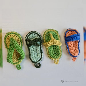 Crochet Mini Slipper PDF Written Pattern