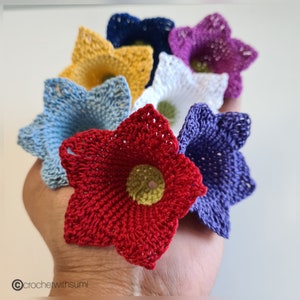 Crochet Bell Flower Written PDF Pattern
