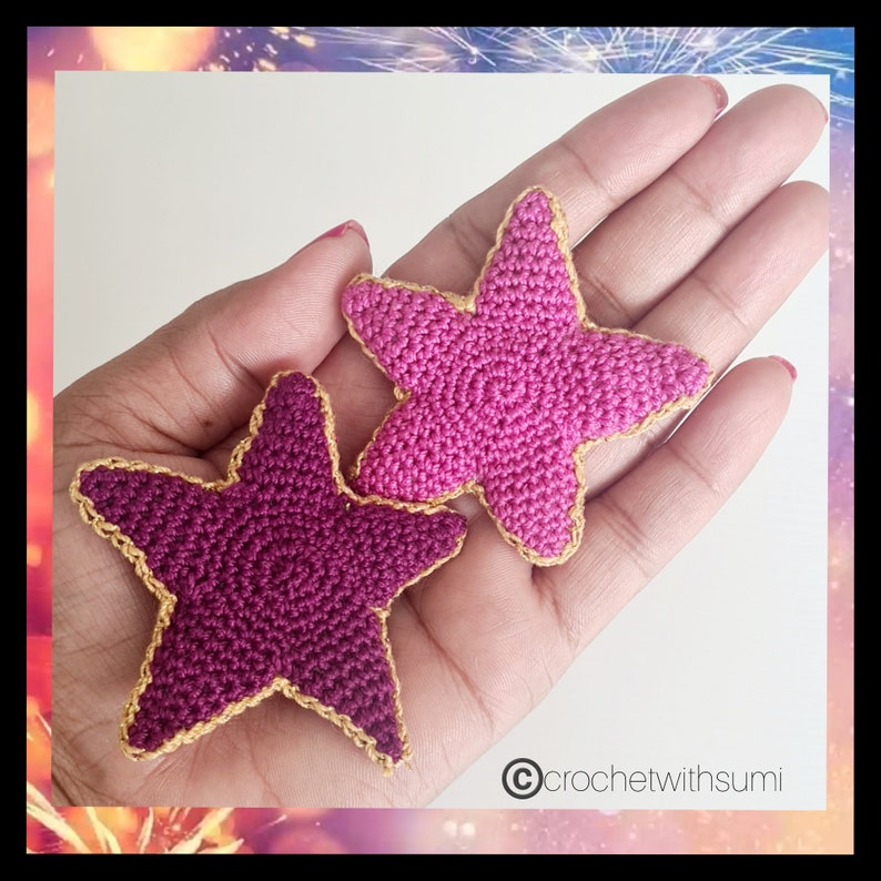 Crochet Star Written PDF Pattern - Etsy