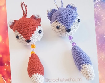 Crochet Fox Hanging Written PDF Pattern