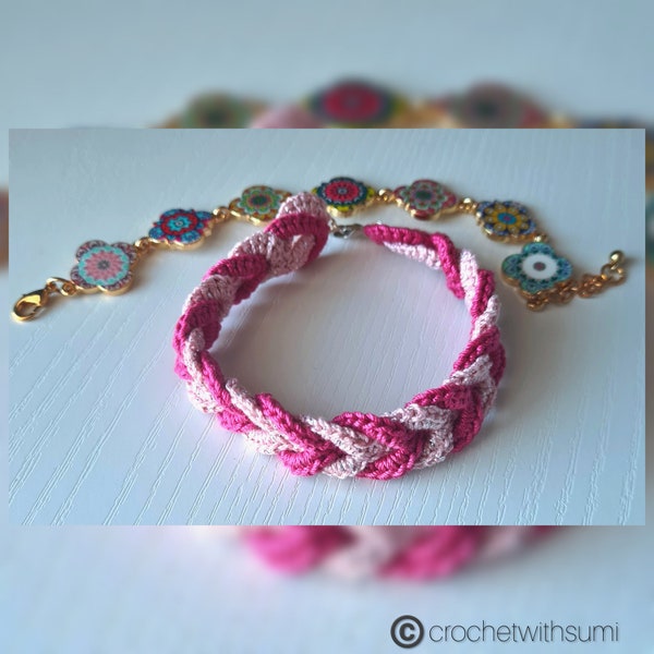 Crochet Bracelet Written PDF Pattern