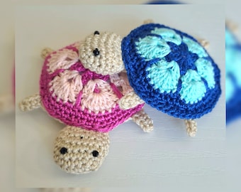 Crochet Turtle Written PDF Pattern