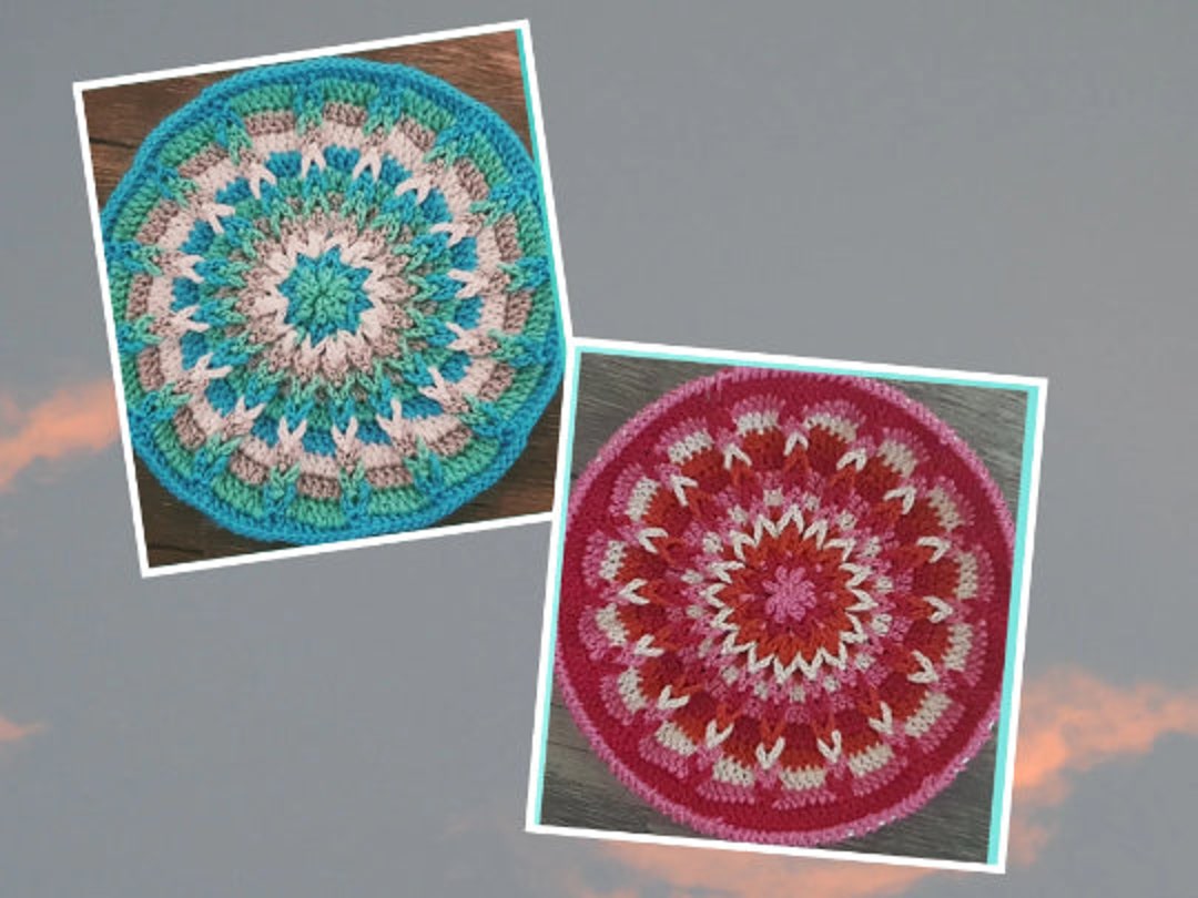 Crochet Jacob's Ladder Potholder Written PDF Pattern Etsy