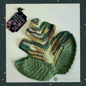 Crochet Monstera Leaf Written PDF