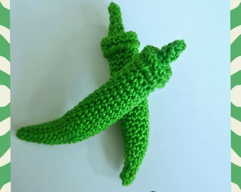 Crochet Okra Written PDF Pattern