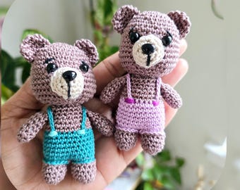 Patrón PDF escrito de osito de crochet