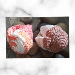 Crochet Seashell Written PDF Pattern