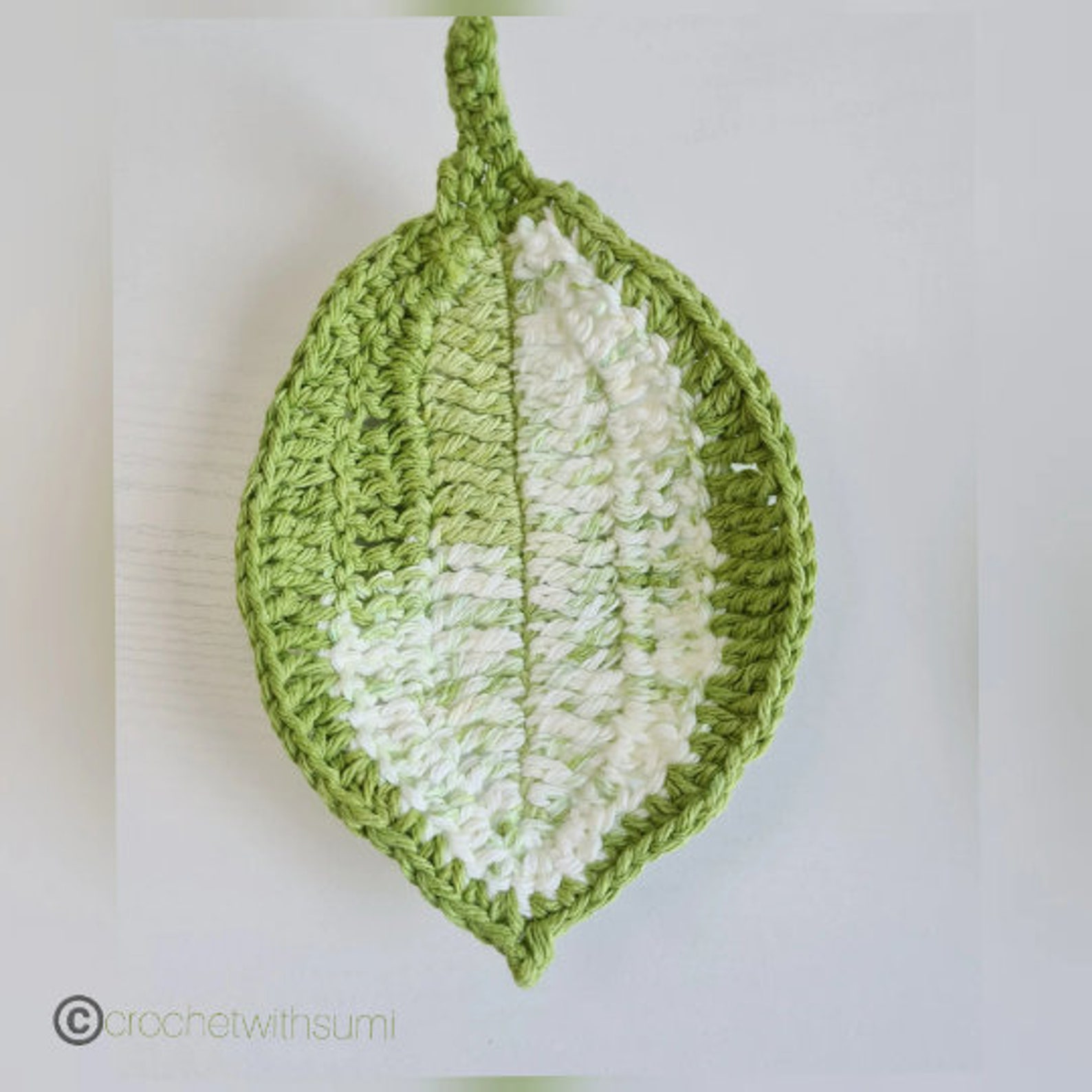 Crochet Leaf Coaster Written PDF Pattern - Etsy