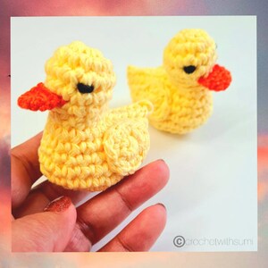 Crochet Duckling Written PDF Pattern