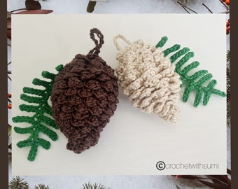 Crochet Pinecone Written PDF Pattern
