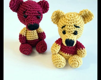 Crochet Teddy Bear Written PDF Pattern