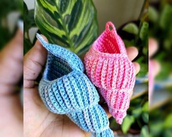 Crochet Spiral Sea Shell Written PDF Pattern