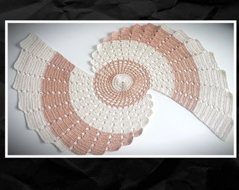 Crochet Shell Table Runner Written PDF Pattern