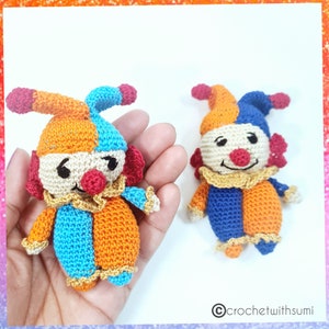 Crochet Clown Written PDF Pattern