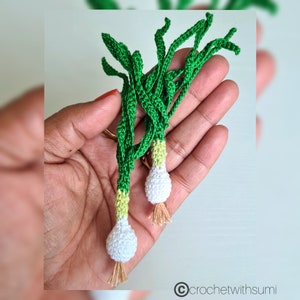 Crochet Spring Onion Written PDF Pattern (English)