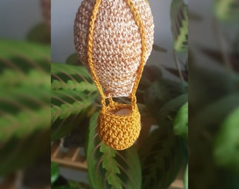 Crochet Hot Air Balloon Written PDF Pattern