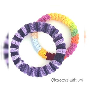 Crochet Bangle Written PDF Pattern