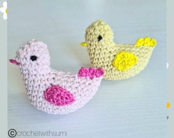 Crochet Bird Written PDF Pattern