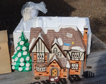 Dept. 56 Snow Village Highland Park House 5063-6 1987